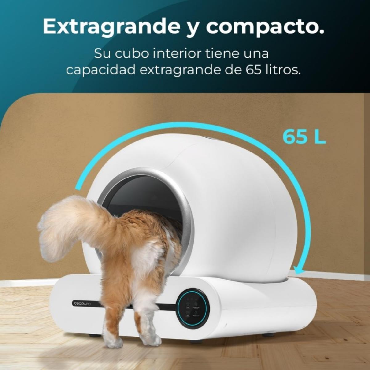 Cecotec Areneros automáticos Arenero automático Pumba 8000 CleanKitty Smart