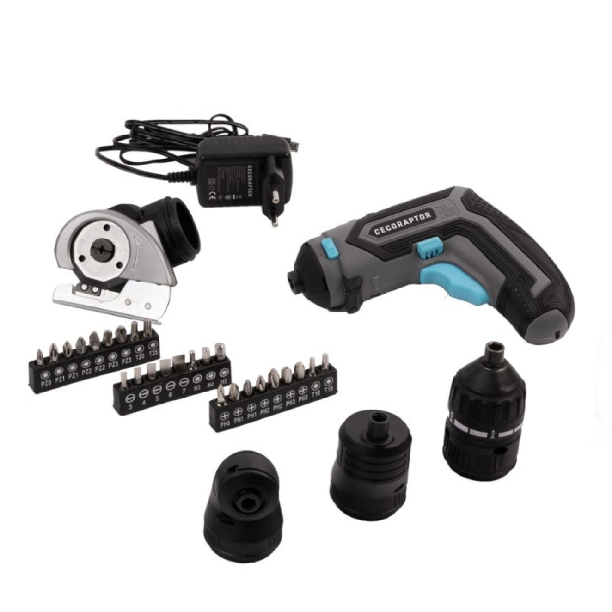 Cecotec Atornilladores Destornillador Multifunción Cecoraptor Perfect Multiwork 360 Ultra