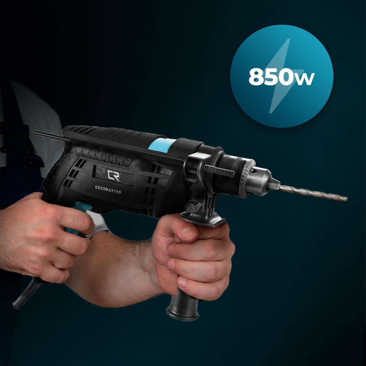 Cecotec Taladros Taladro eléctrico con percutor CecoRaptor Impact Drill