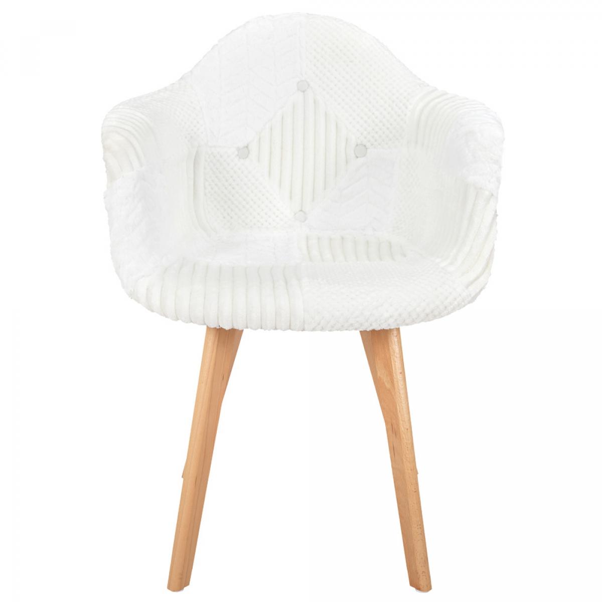 Set 2 sillas butaca patchwork escandi