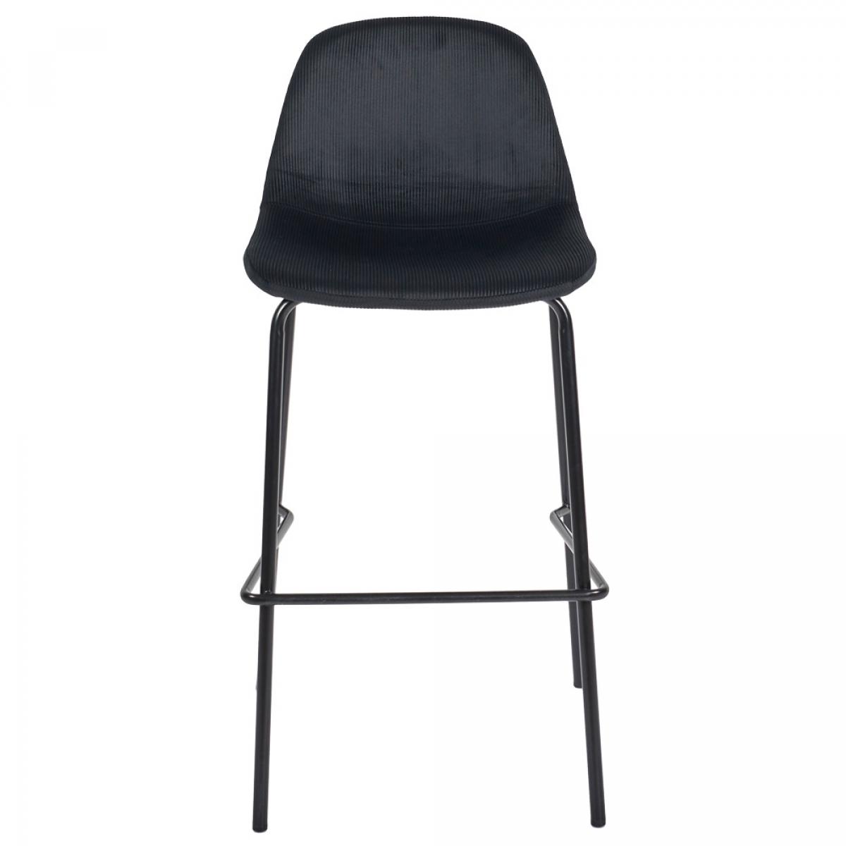 Set 2 taburetes bar negro giulia