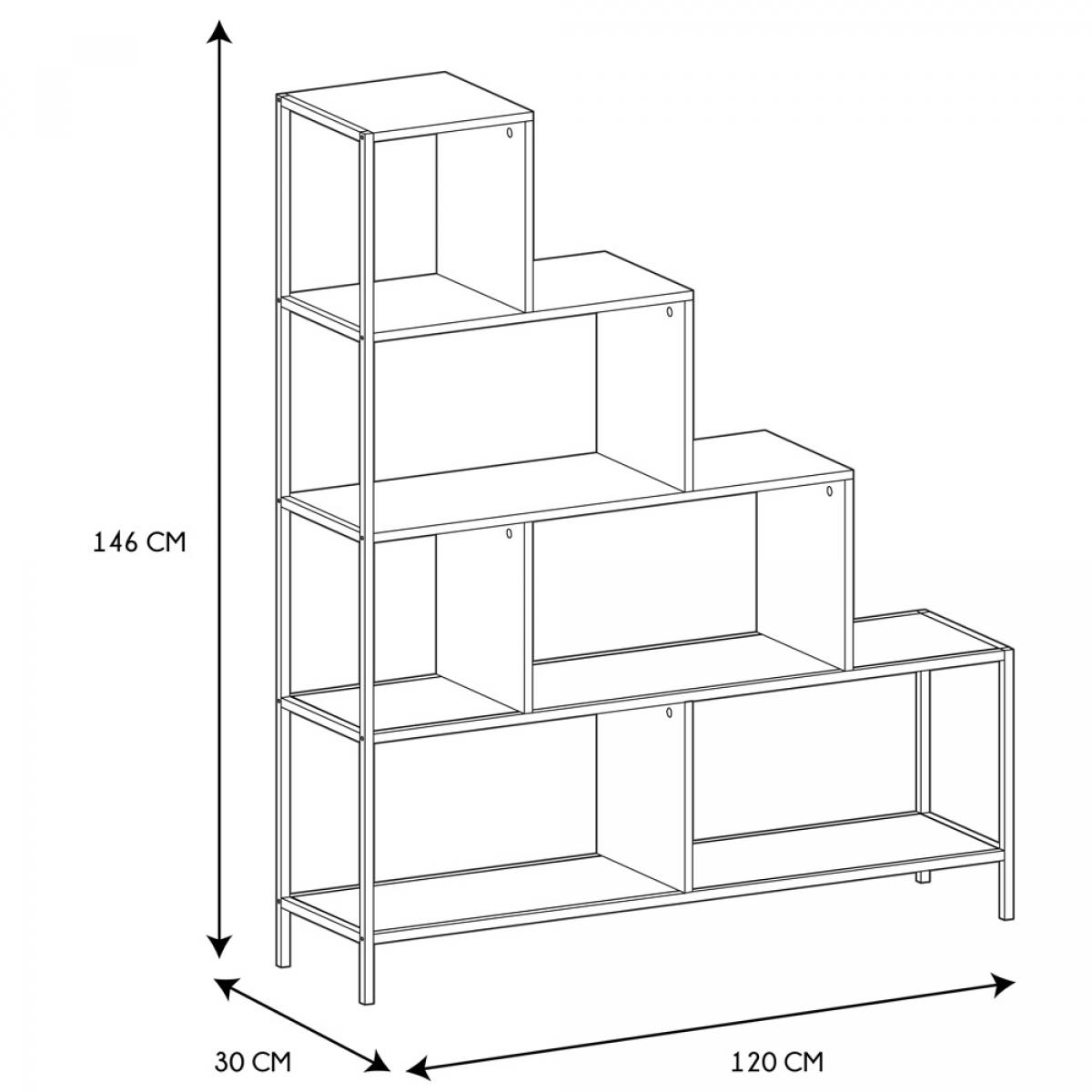 Estantería escal. h.146 edison