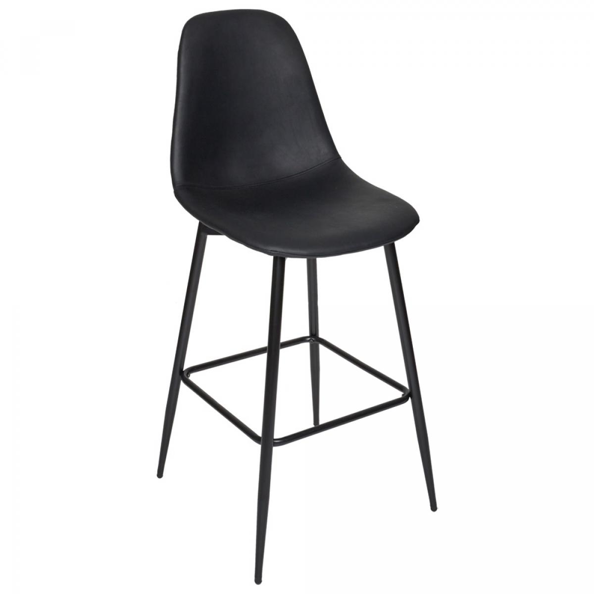 Set 2 taburetes bar negro amber