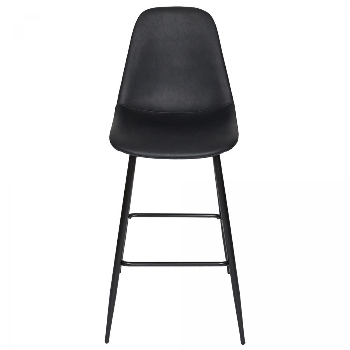 Set 2 taburetes bar negro amber