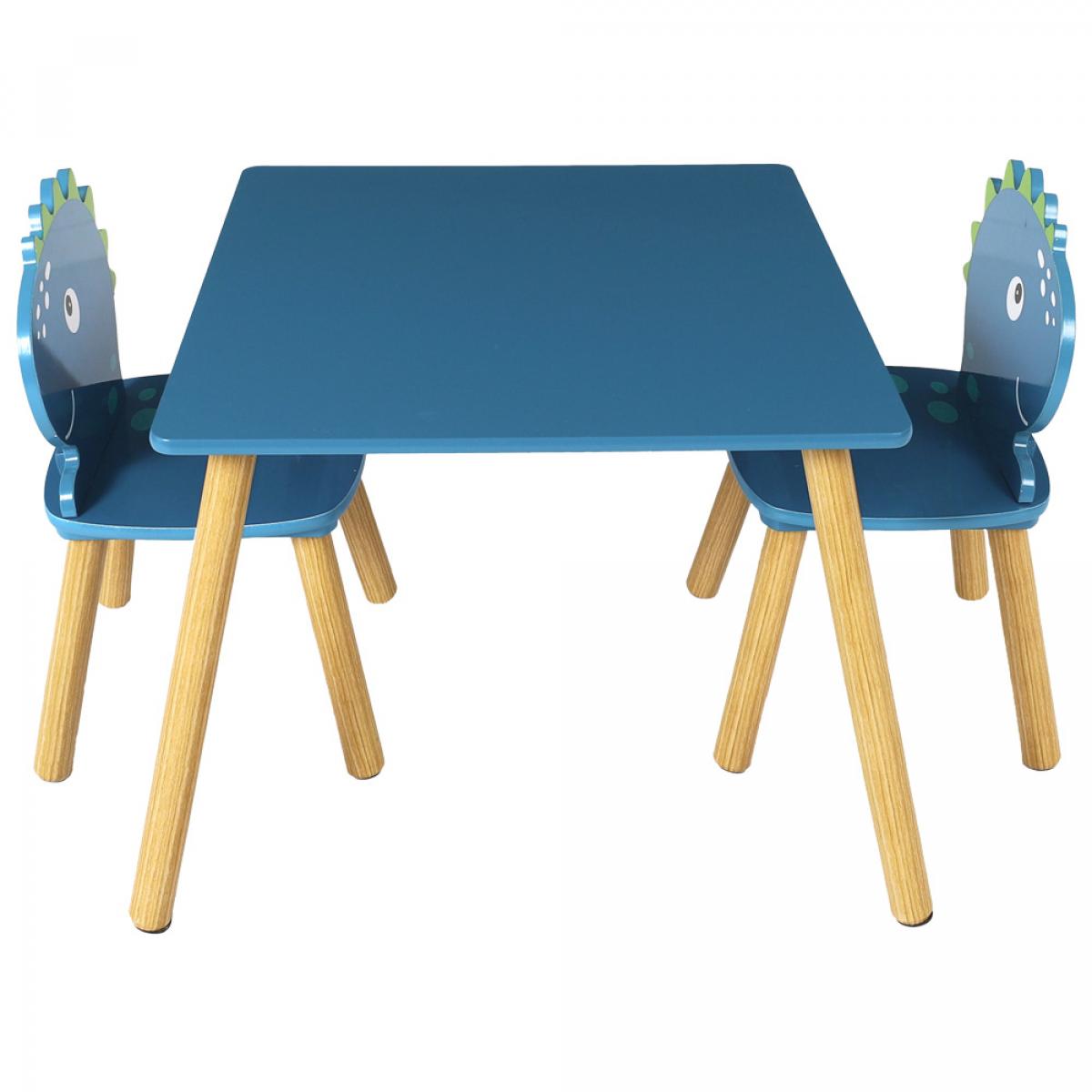 Mesa c2 set 2 sillass infantil dinos