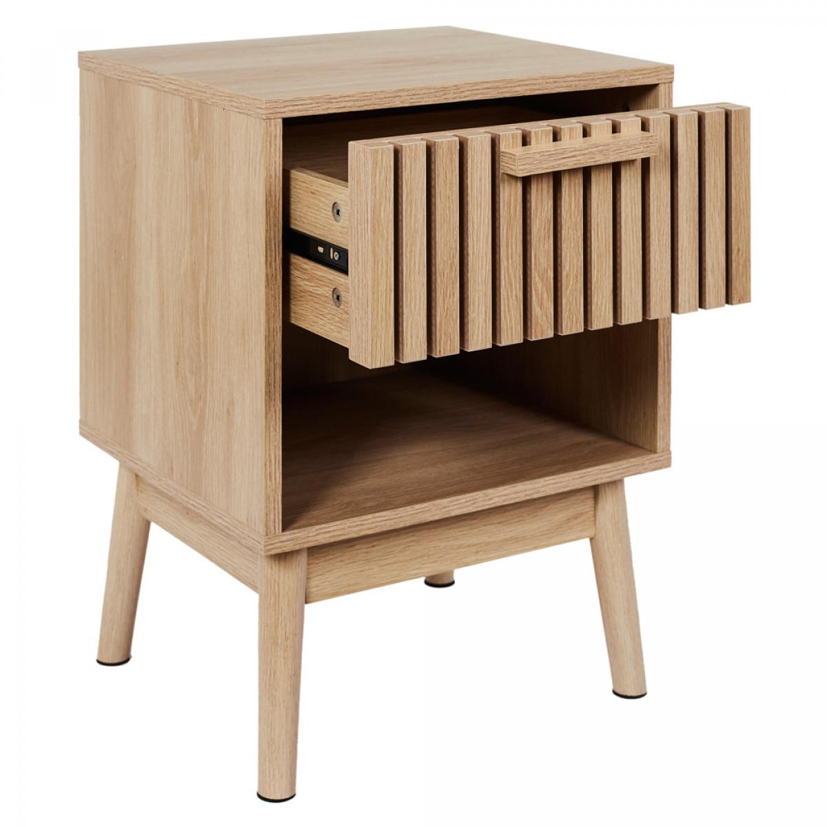 Mesita de noche ccajón klaus