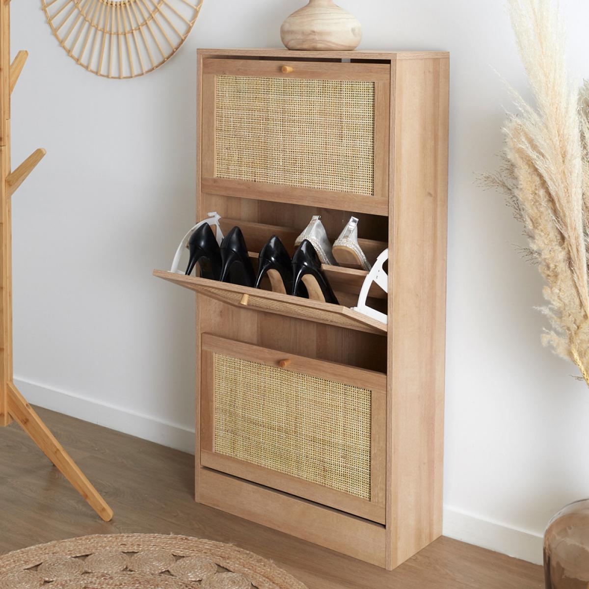 Mueble zapatero 3 puerta bali