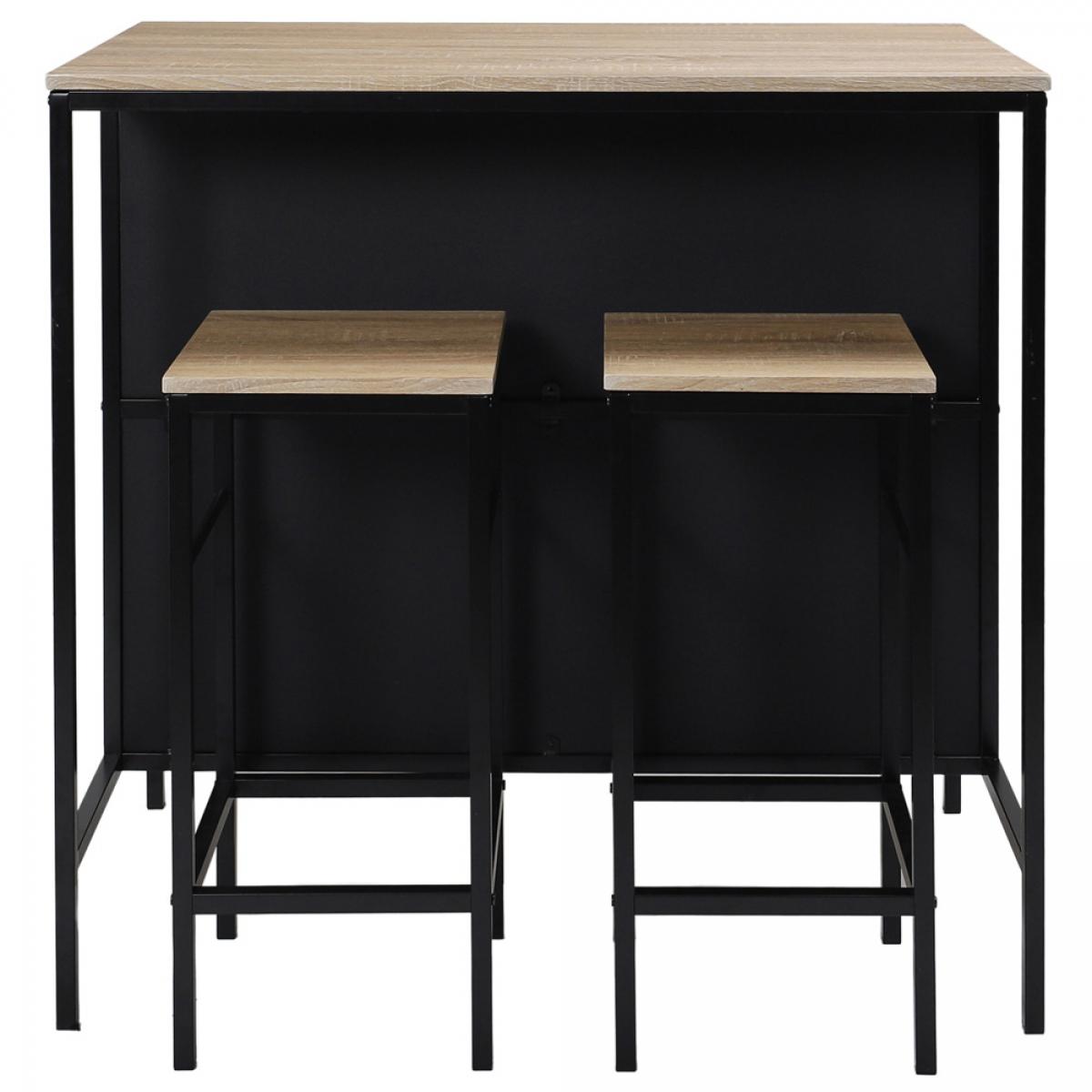 Mesa isla c2  taburetes loka