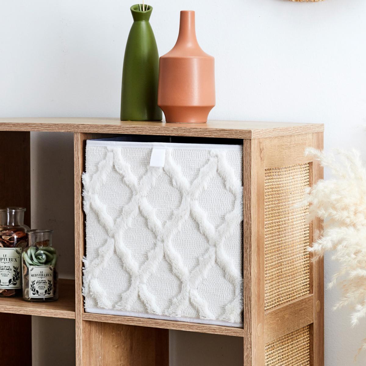 Set 2 cestas orden 30x30 cm tufte