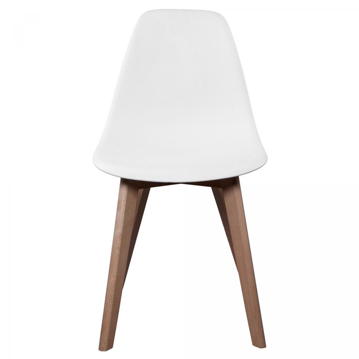 Set 2 sillas infantil blanca escandinva