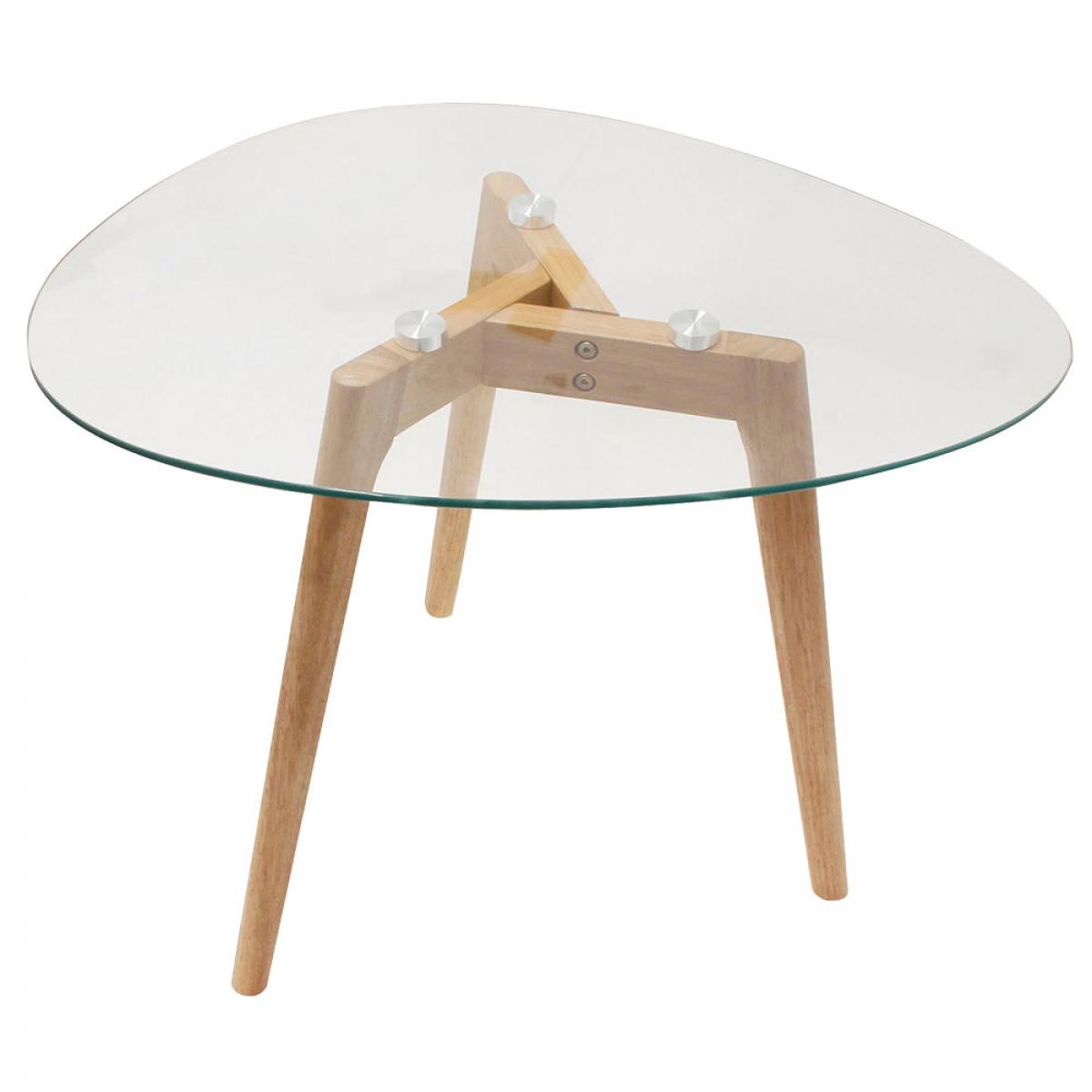 Jgo. 2 mesas nido cristal