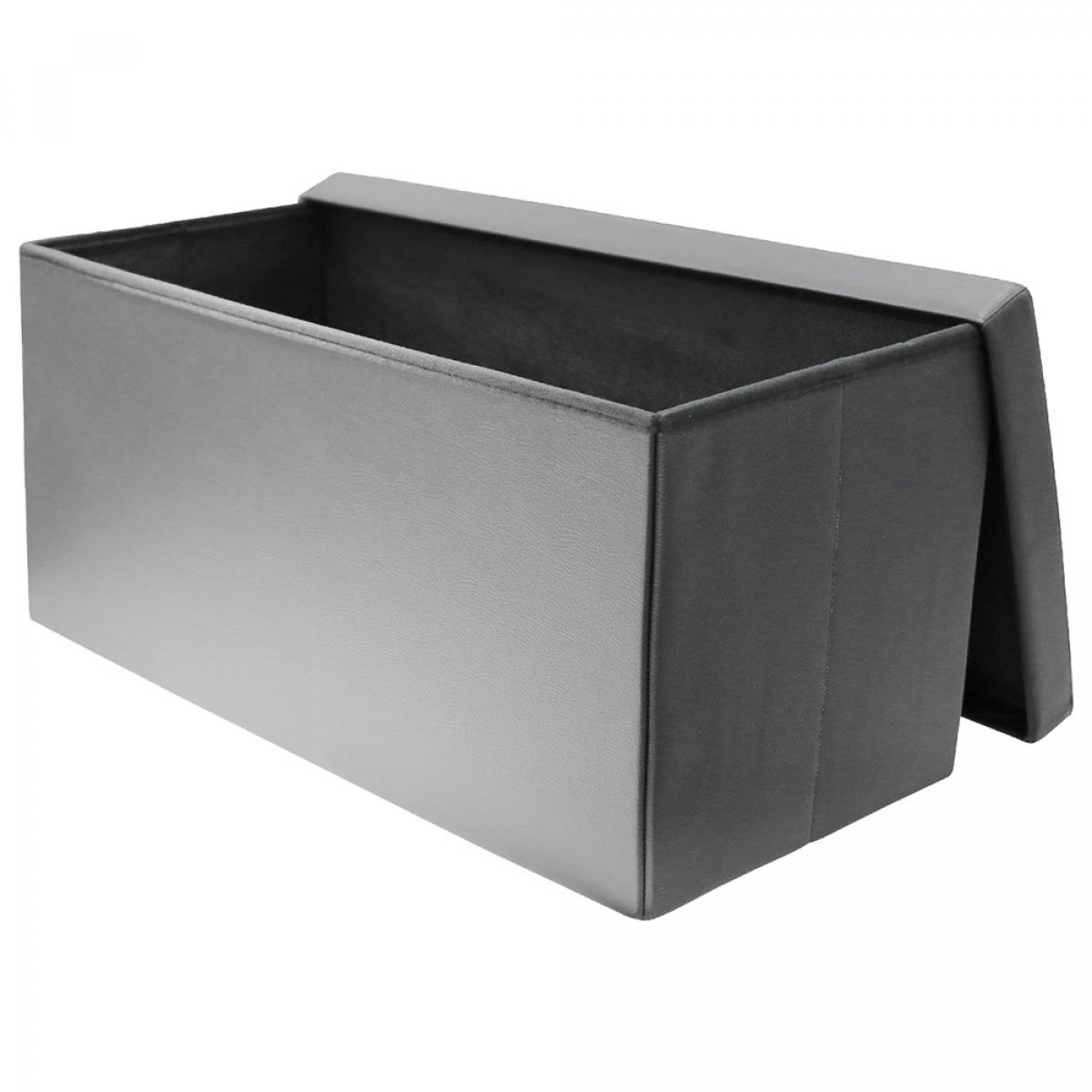 Banco puf plegable gris