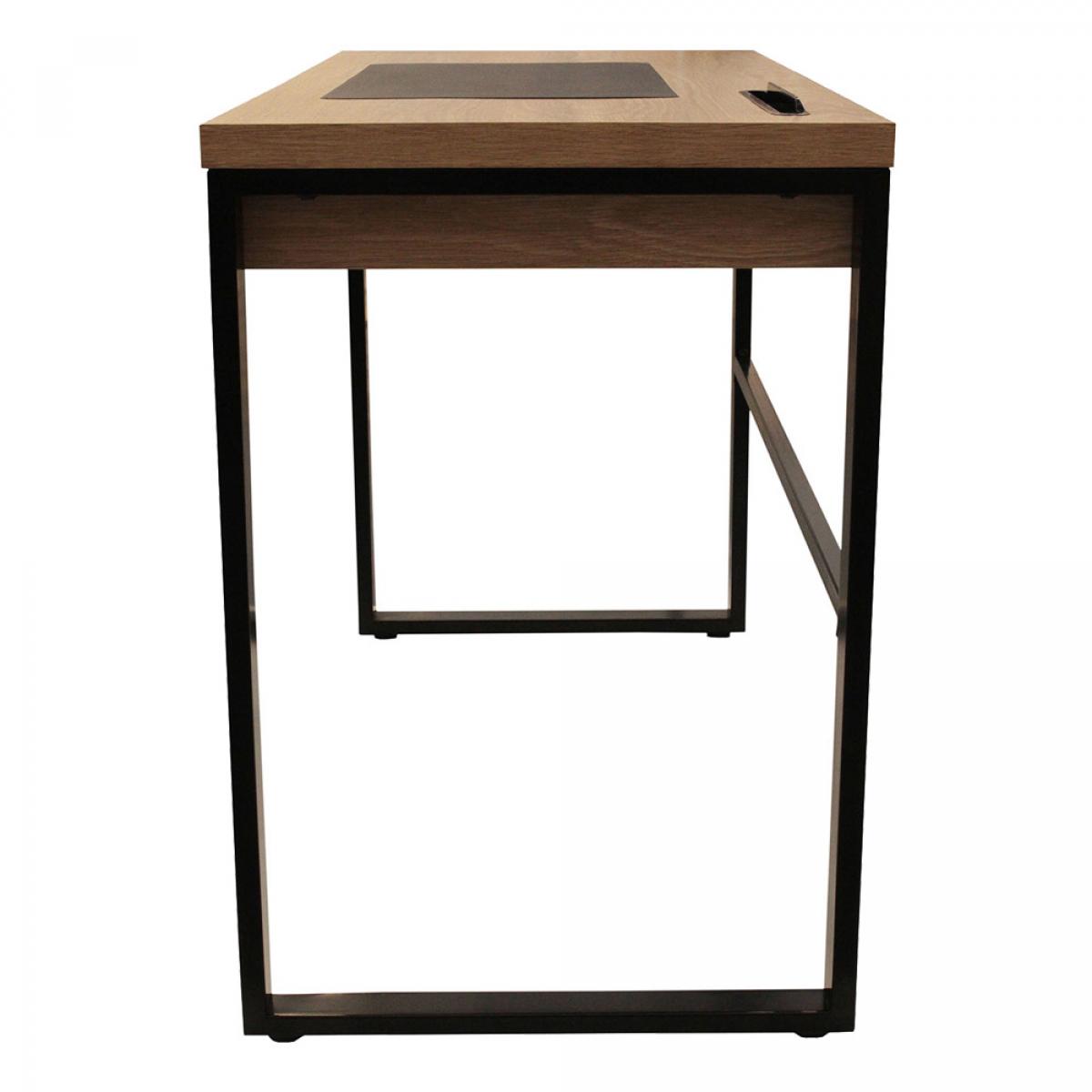 Mesa despacho madera y metal