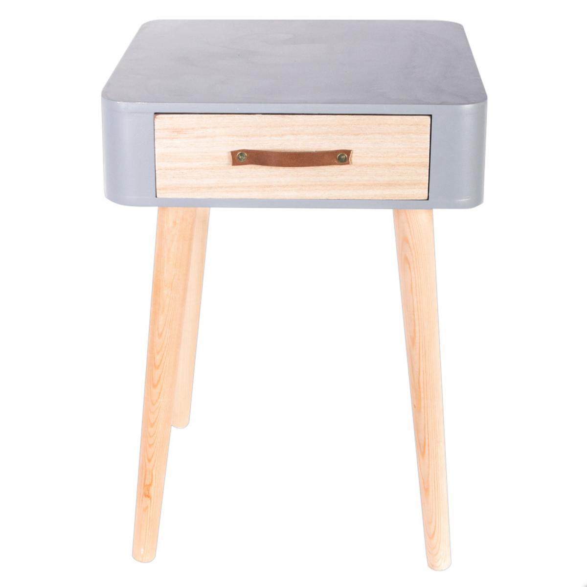 Set 2 mesitas de noche gris