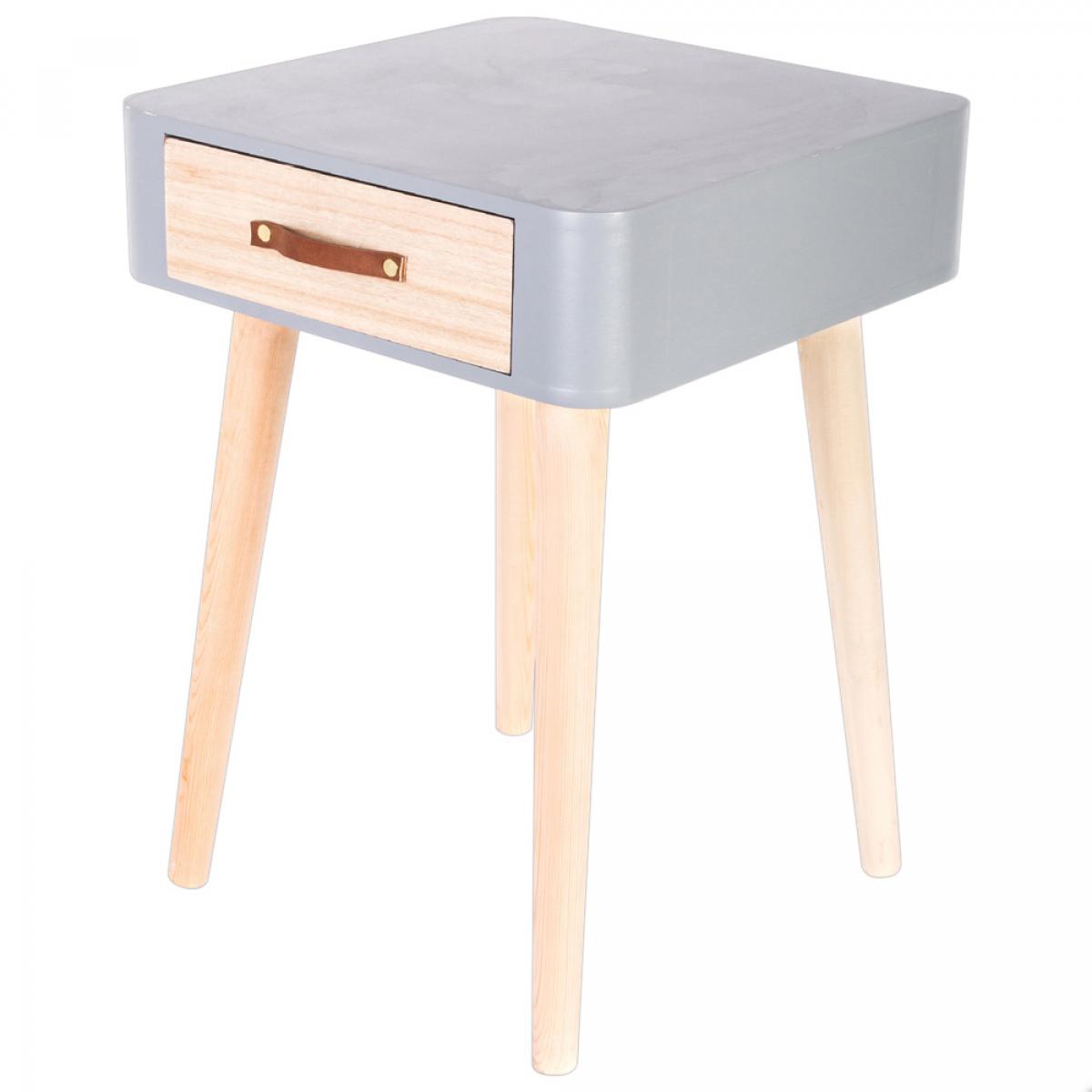 Set 2 mesitas de noche gris