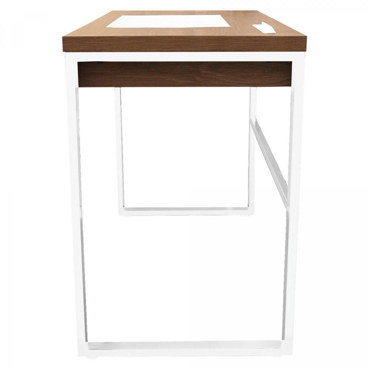 Mesa despacho madera y metal