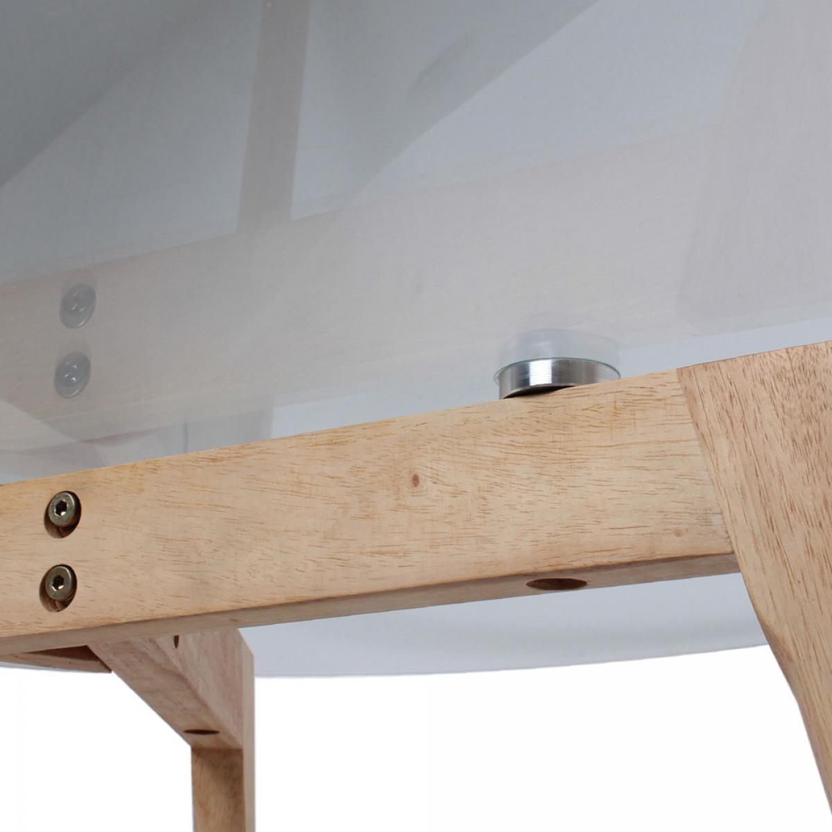 Mesa redonda cristal