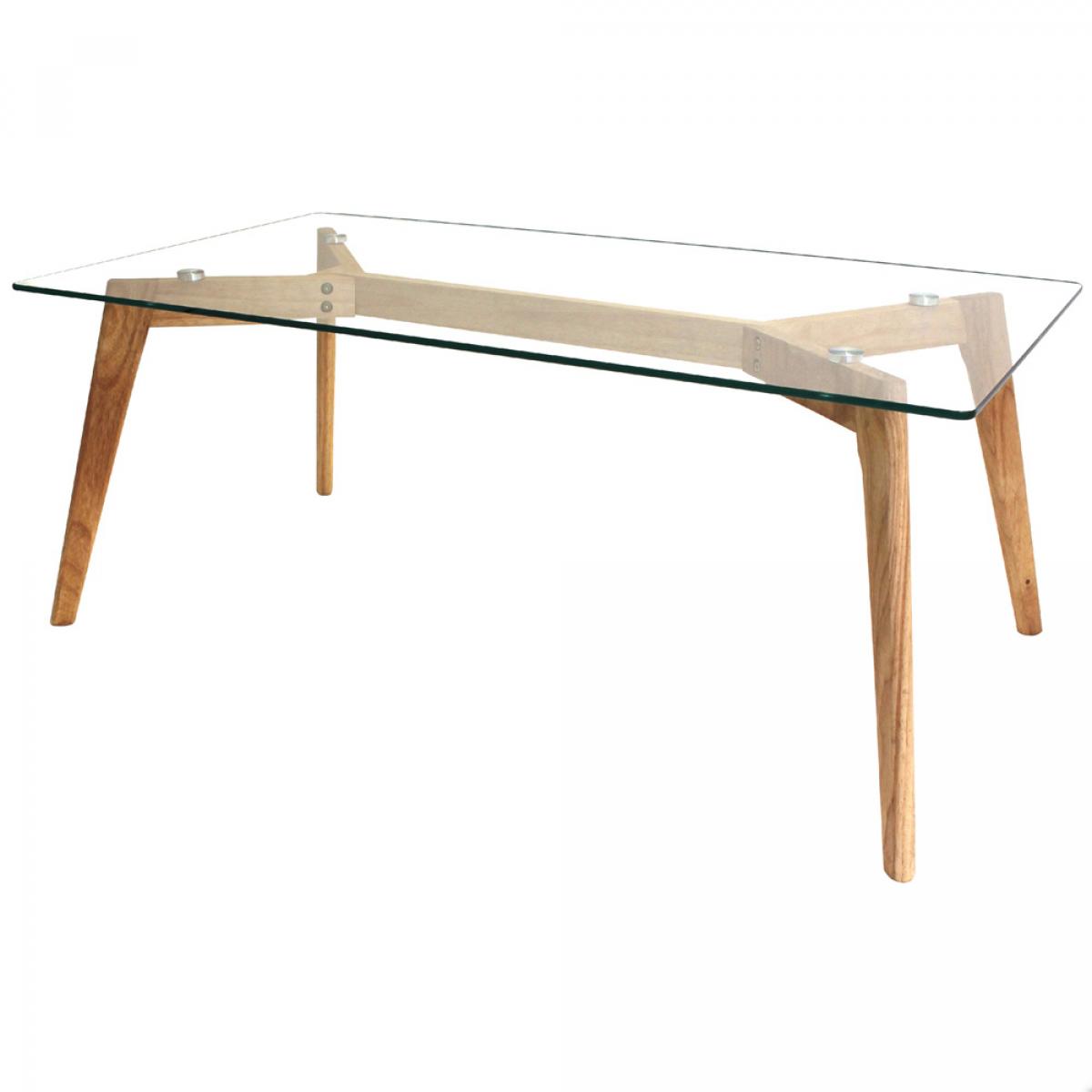 Mesa rectangular cristal