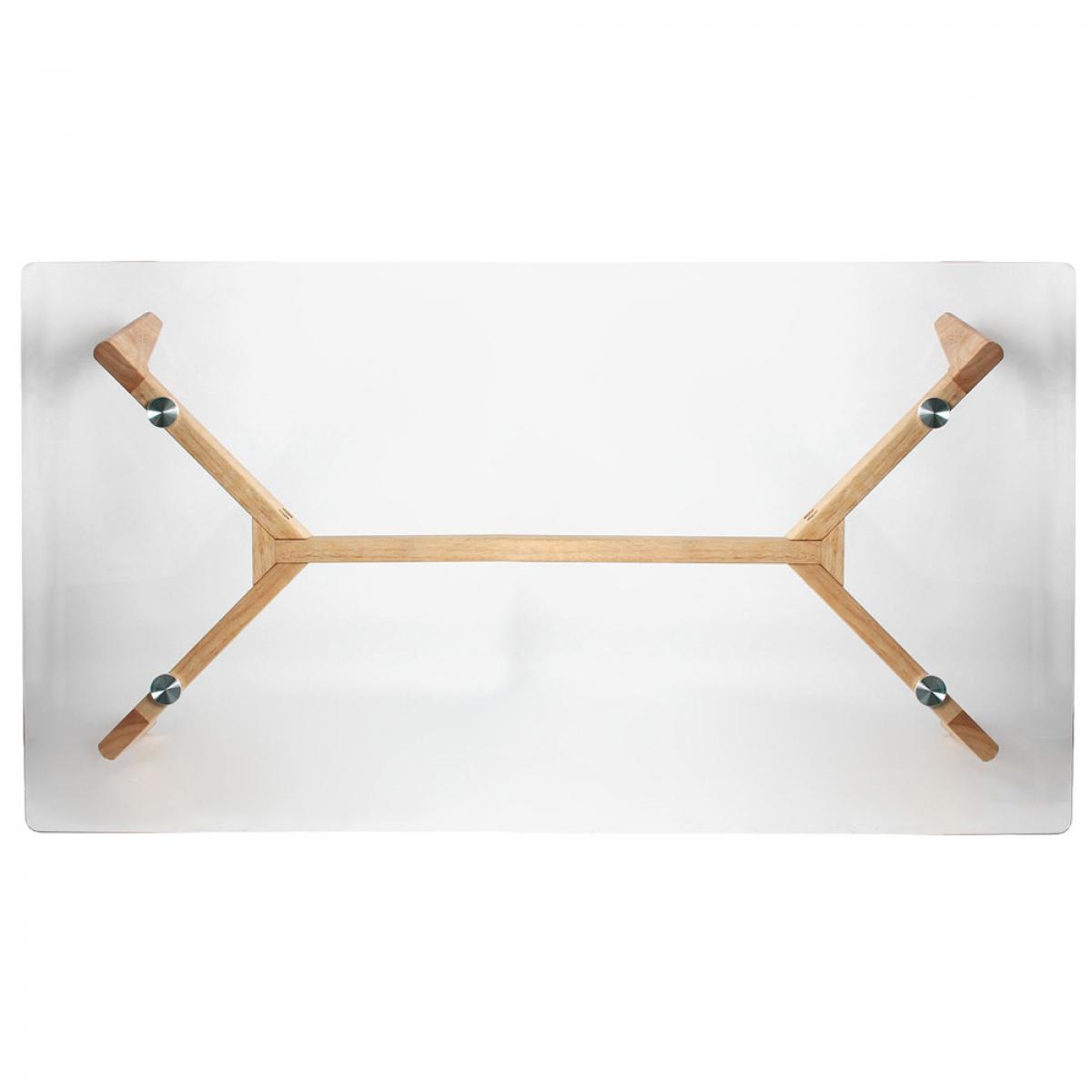 Mesa rectangular cristal