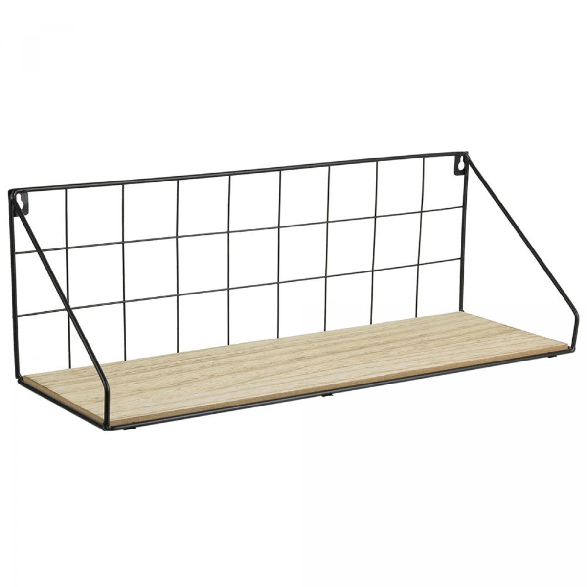 Estante 45x15 h.15,5 cm negro