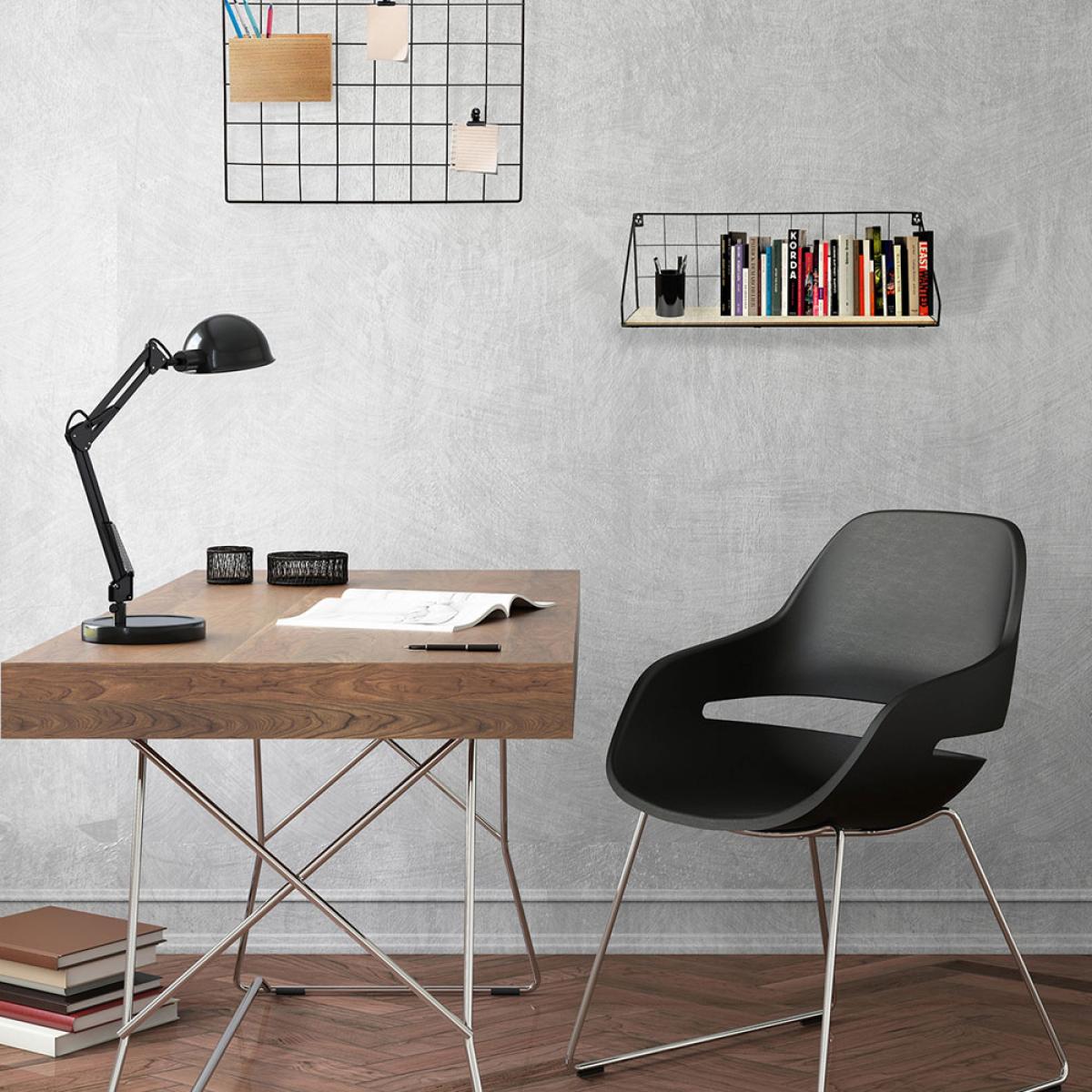 Estante 45x15 h.15,5 cm negro