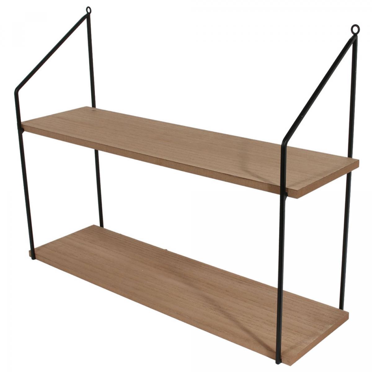 Estante 2 baldas 60x18x45,5 cm