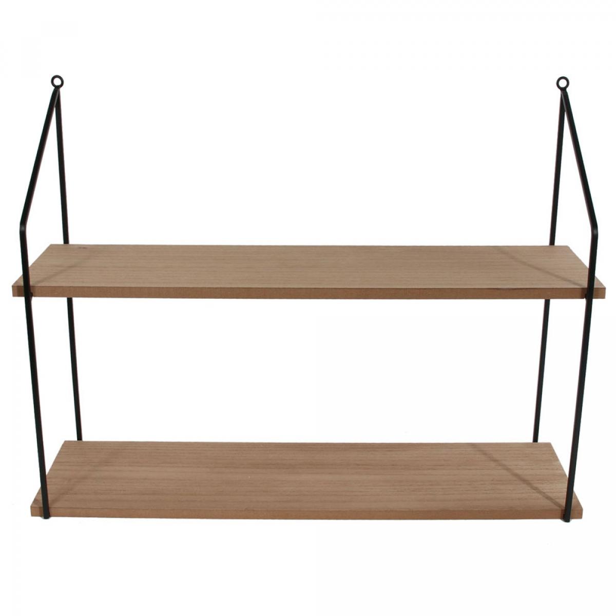 Estante 2 baldas 60x18x45,5 cm