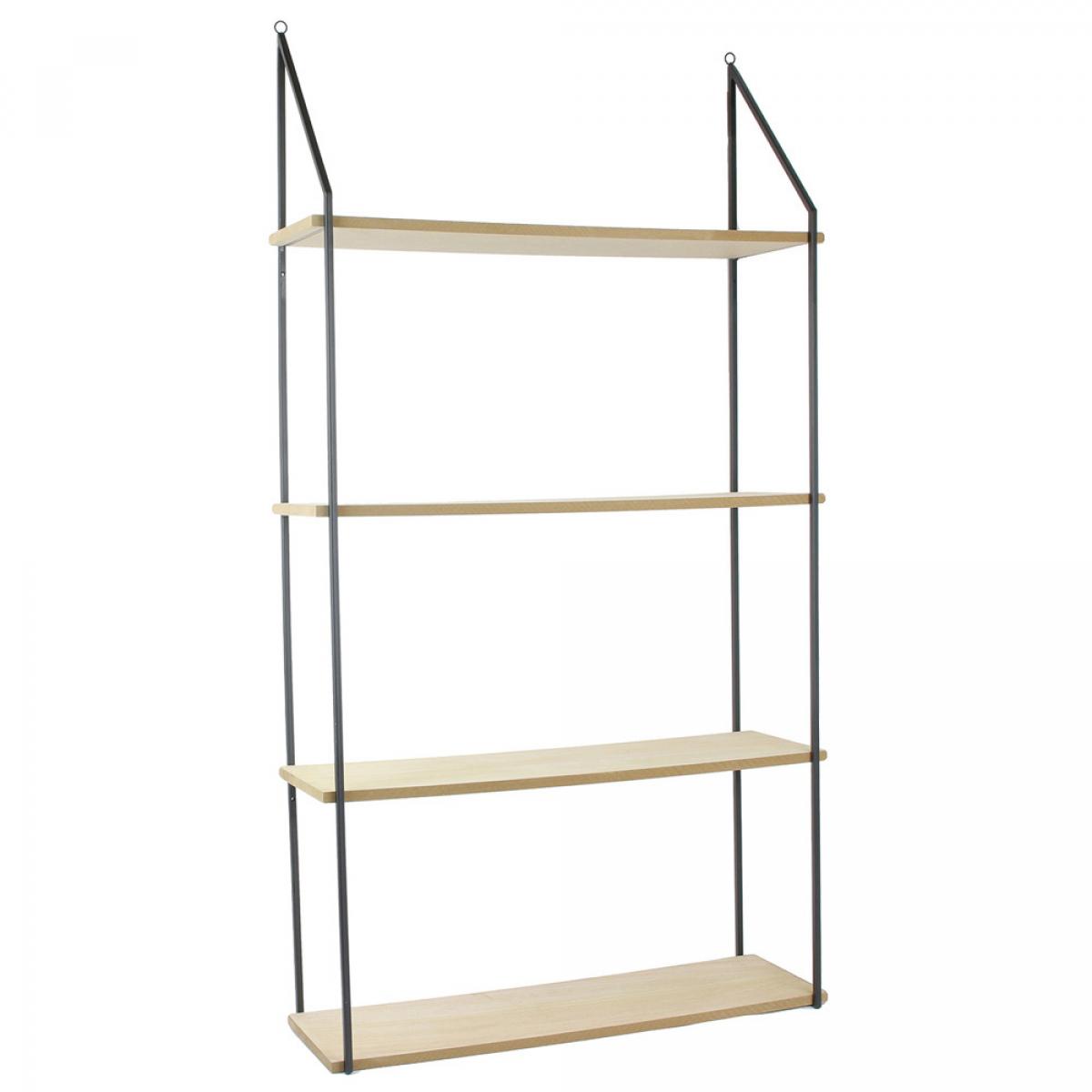 Estante 4 baldas 60x18x112 cm