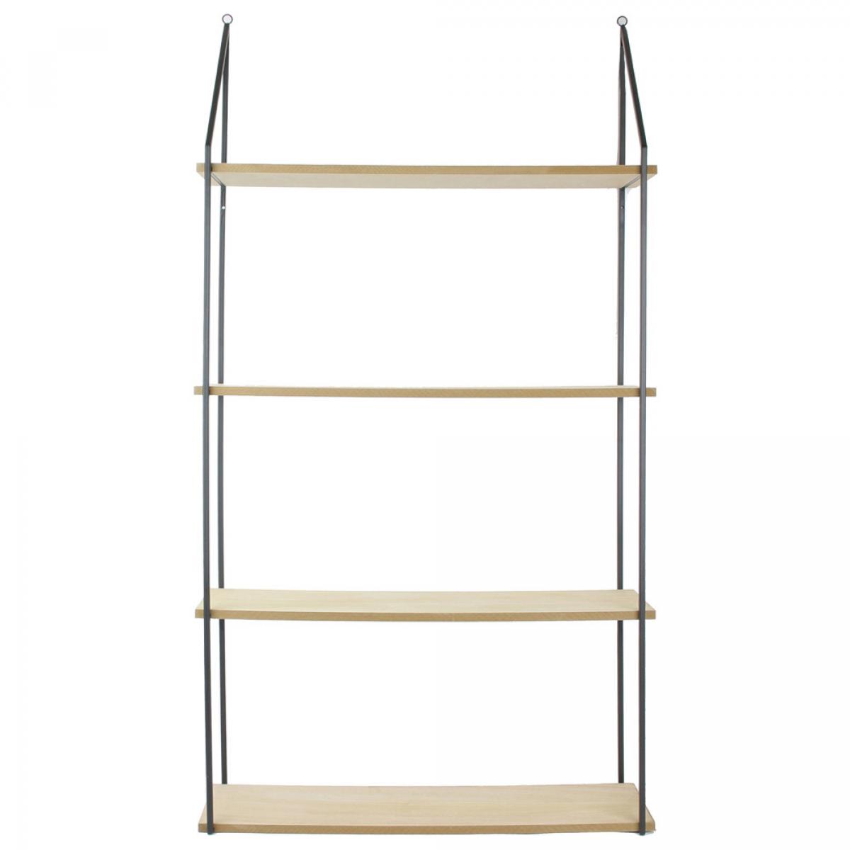 Estante 4 baldas 60x18x112 cm