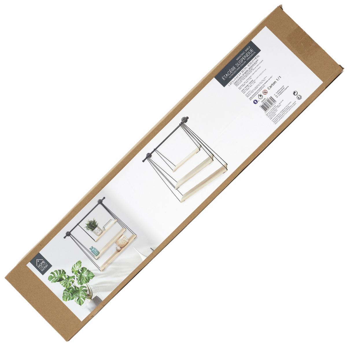 Estante columpio madera metal