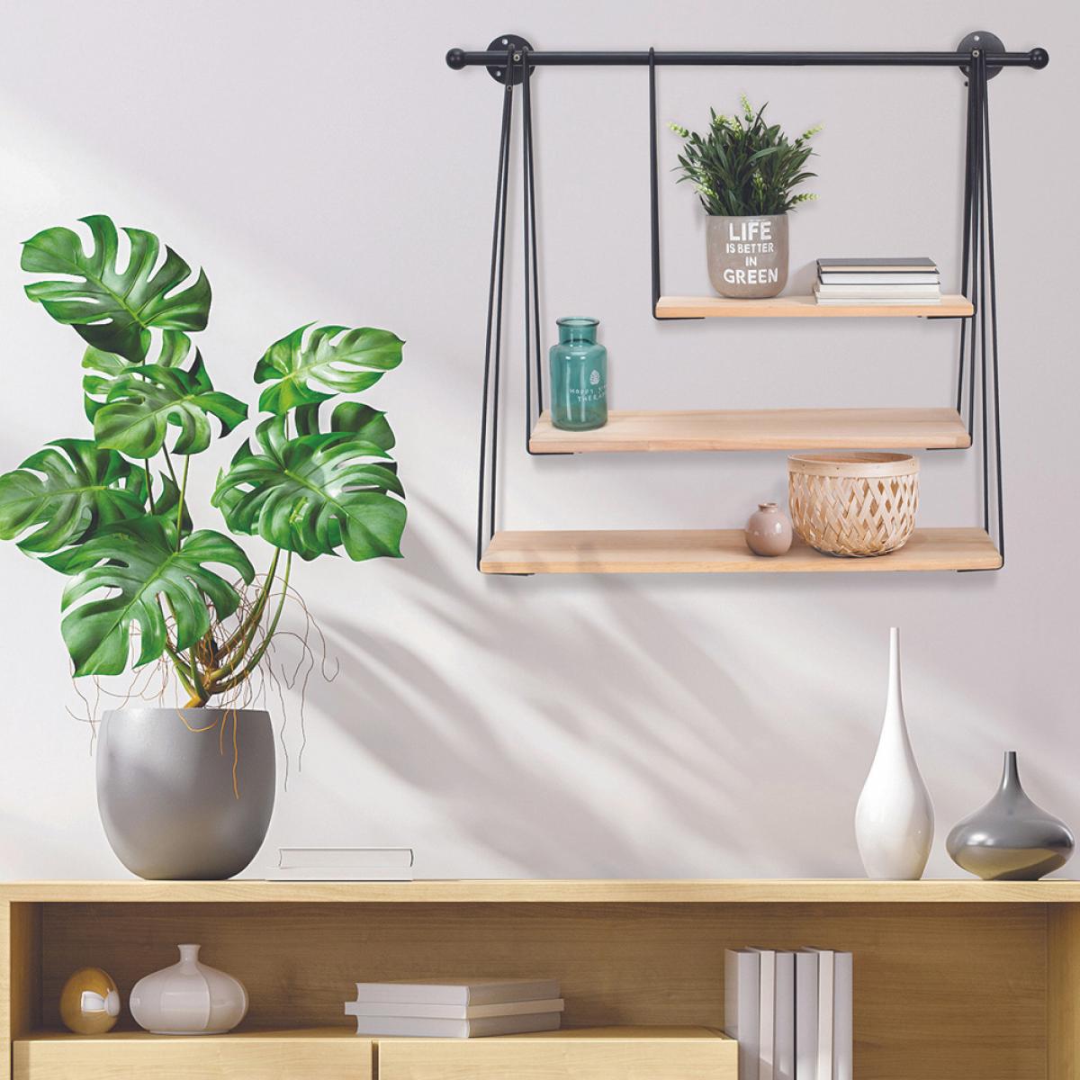 Estante columpio madera metal