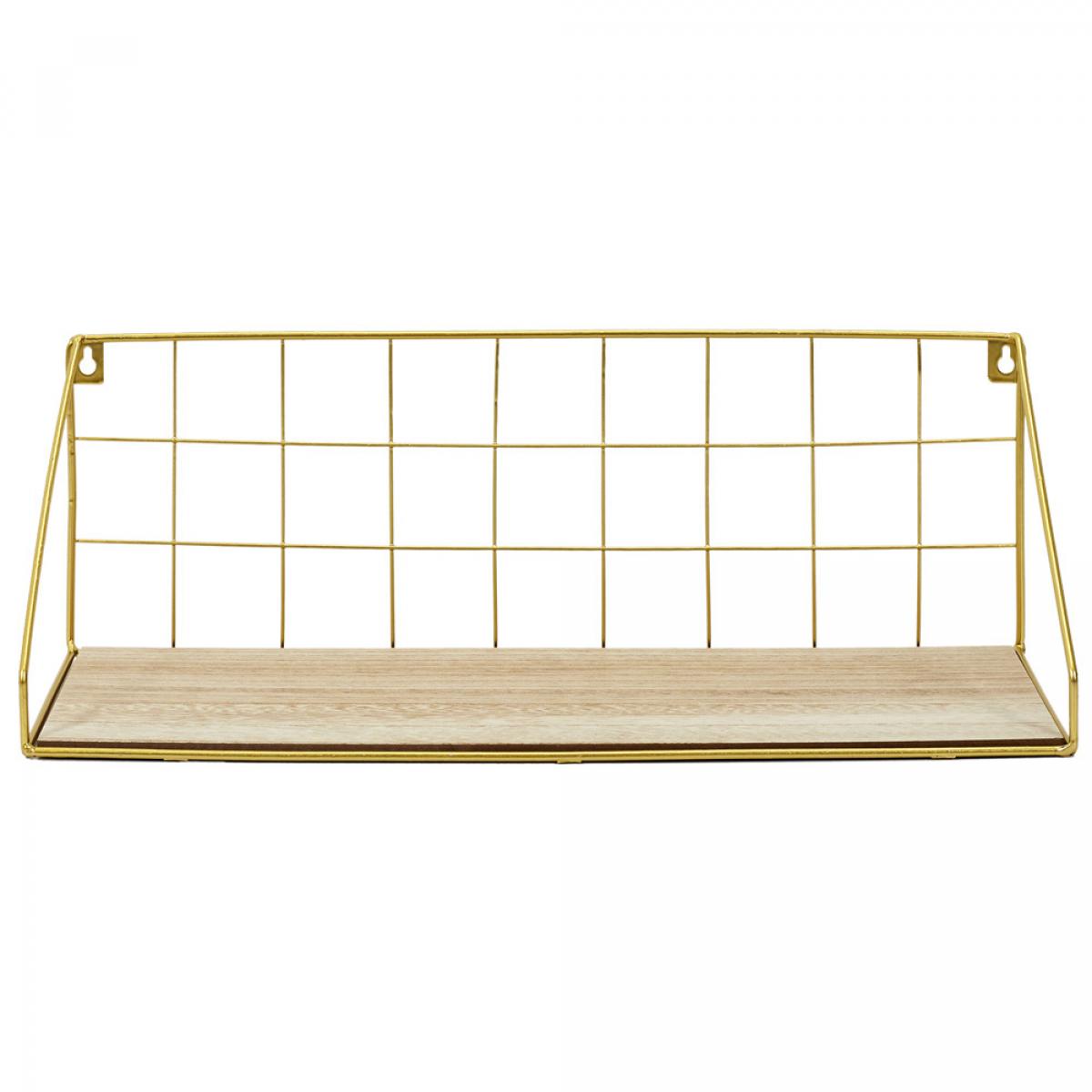 Estante 45x15 h.15,5 cm dorado