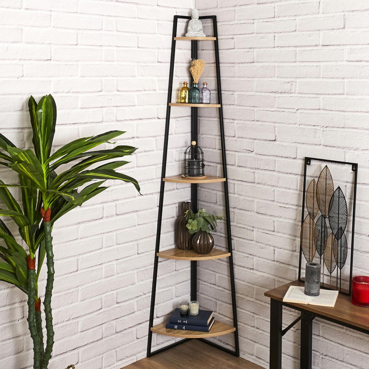 Estantería esquina metal mader