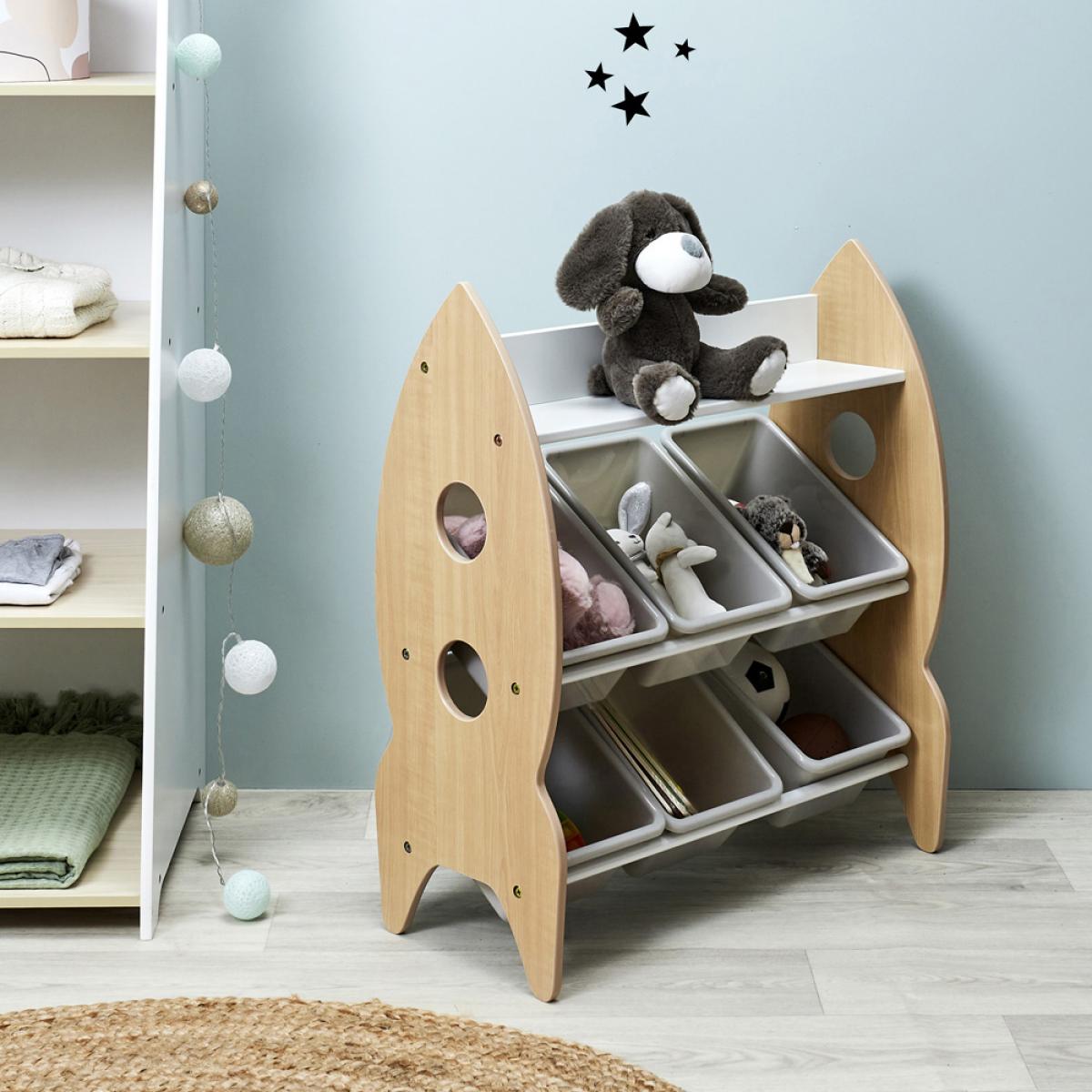 Mueble 6 cubetas cohete