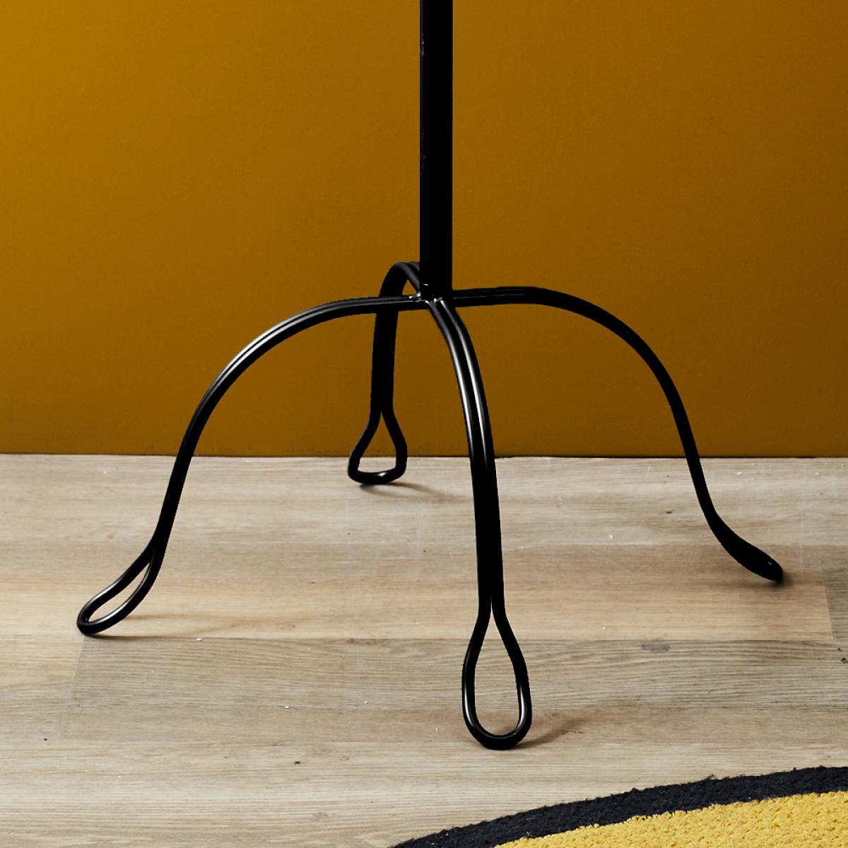 Perchero vintage metal negro