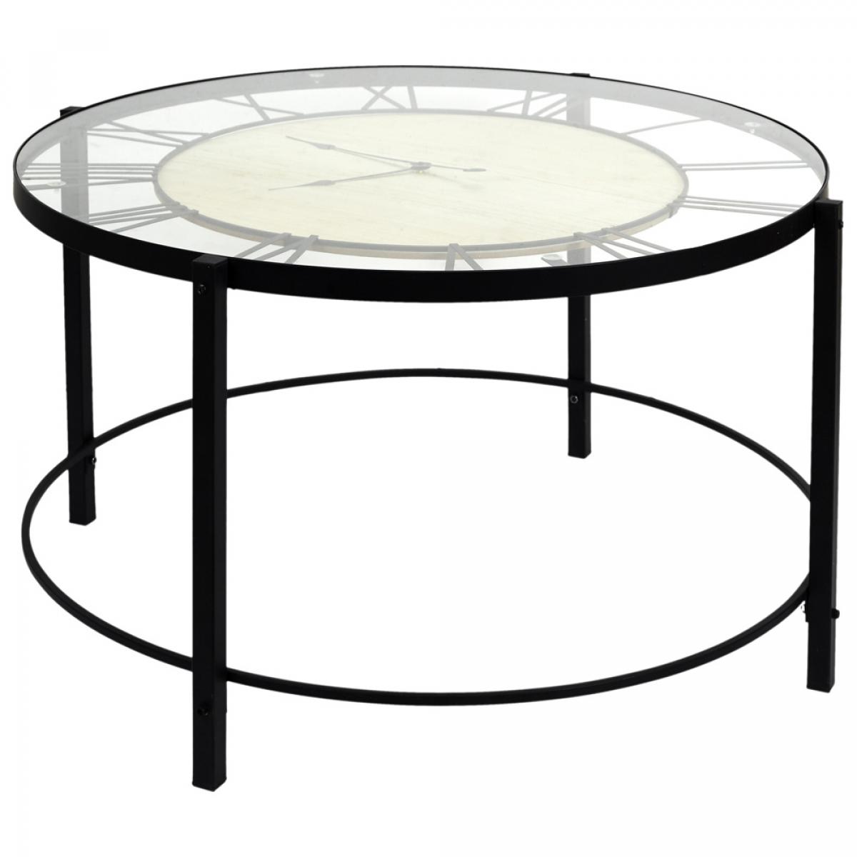 Mesa auxiliar reloj d.90 cm