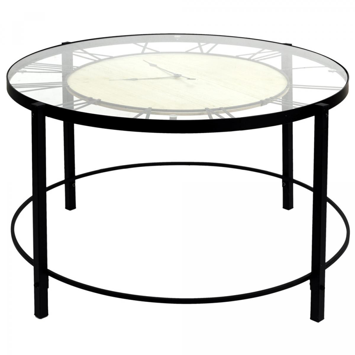 Mesa auxiliar reloj d.90 cm