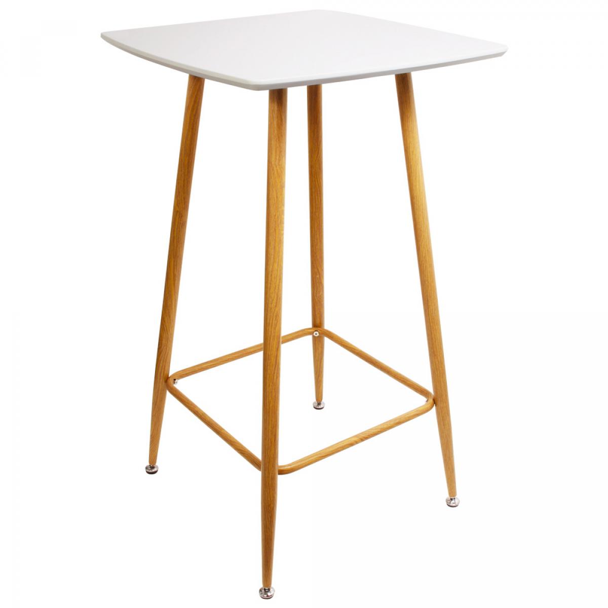 Mesa alta 60x60 h.102 cm