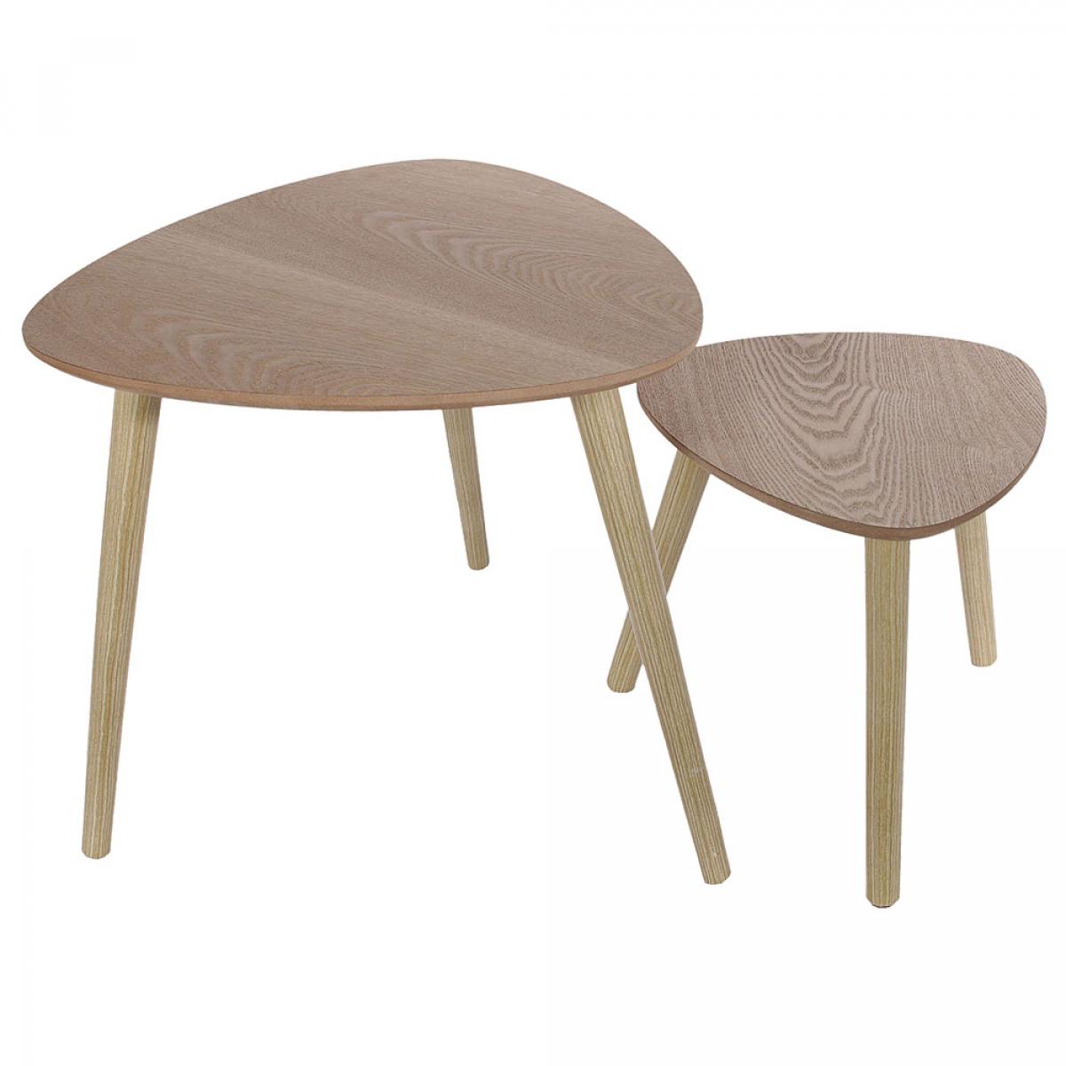 Jgo. 2 mesas nido triangulares