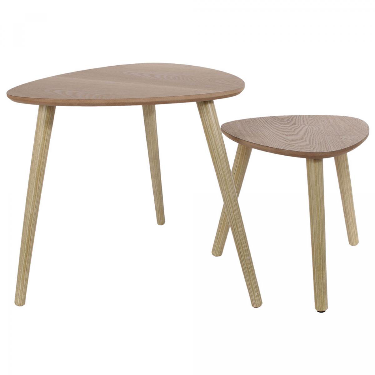 Jgo. 2 mesas nido triangulares