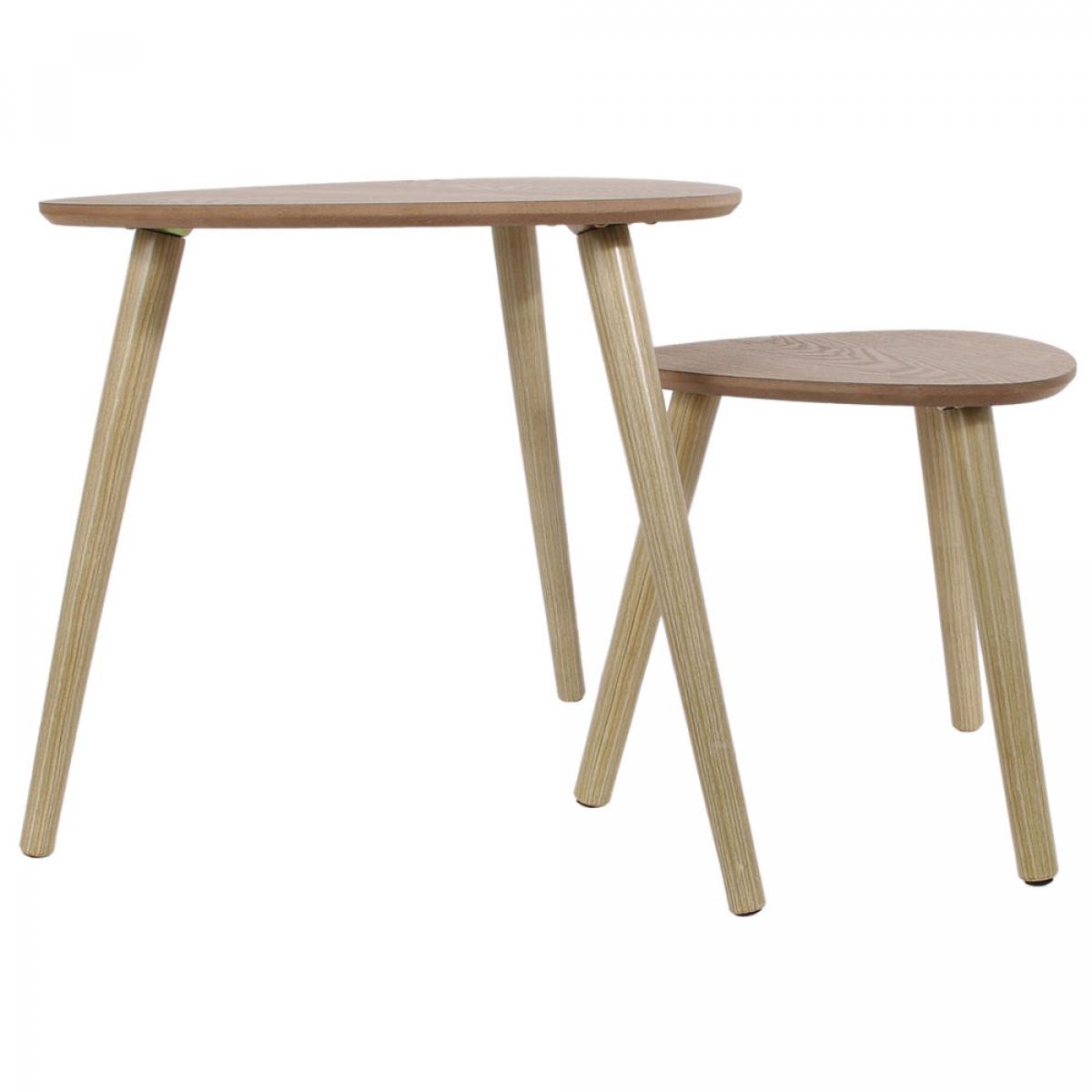 Jgo. 2 mesas nido triangulares