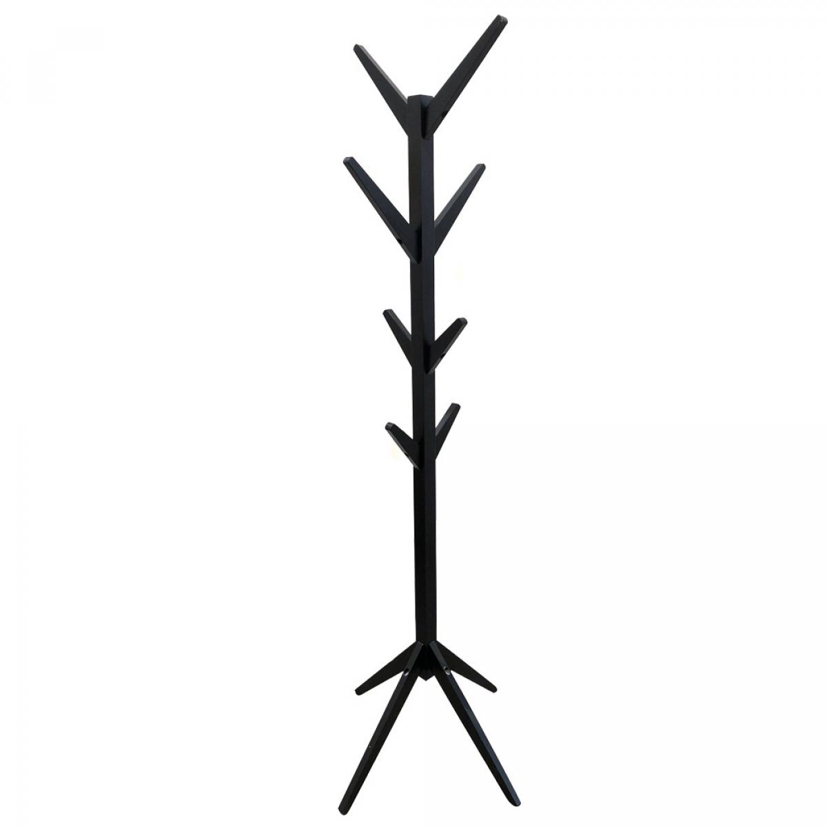 Perchero h.178 cm negro