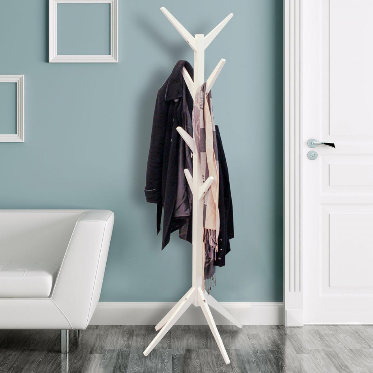 Perchero h.178 cm blanco