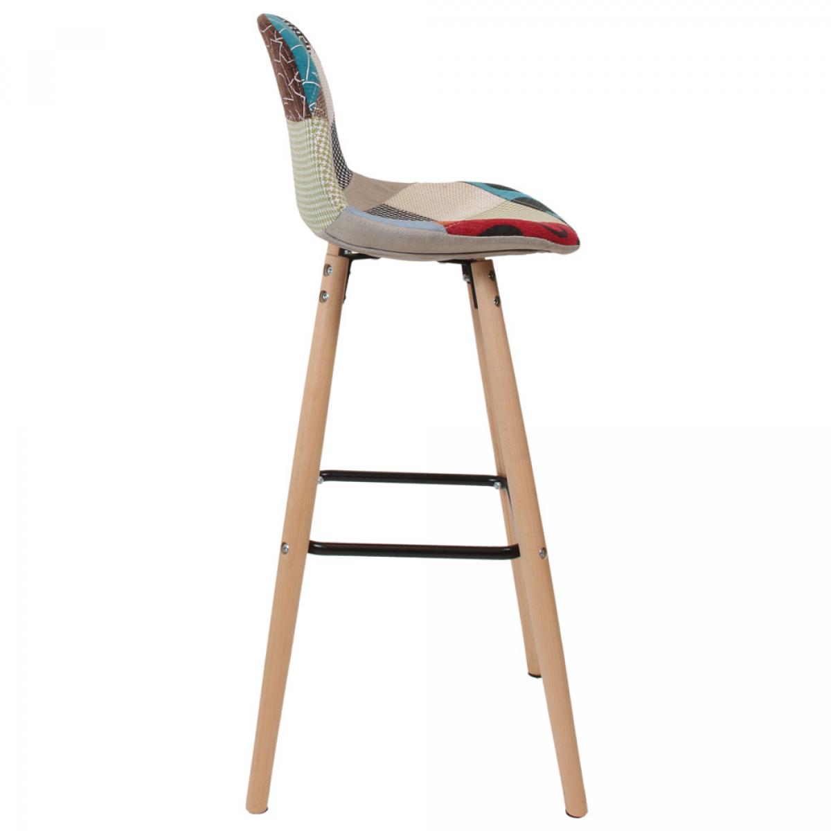Set 2 taburetes bar patchwork