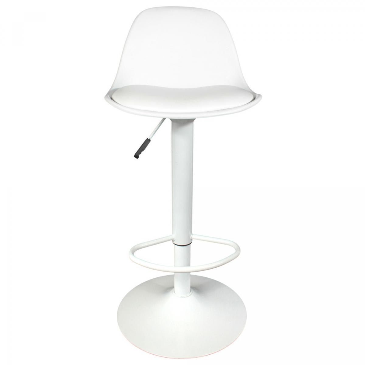 Set 2 taburetes bar isak blanco