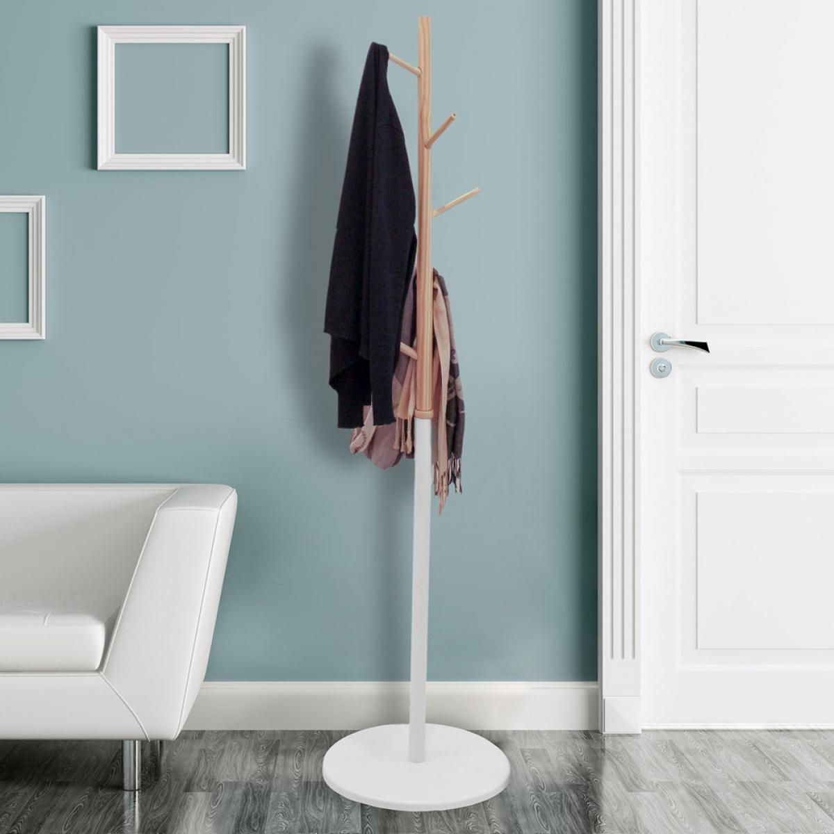 Perchero 180 cm miko blanco