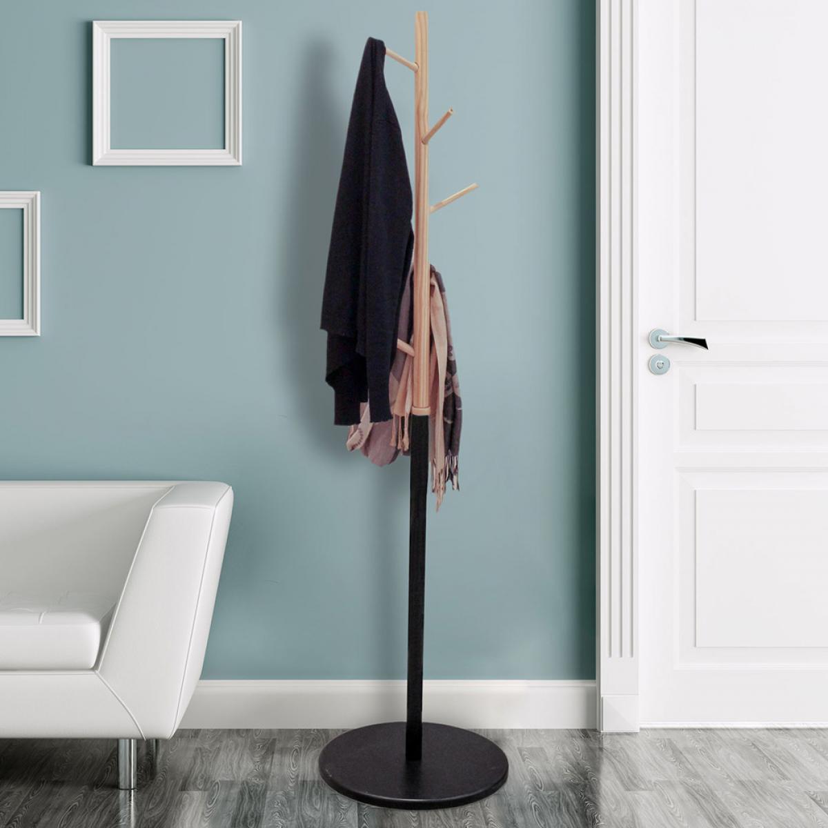 Perchero 180 cm miko negro