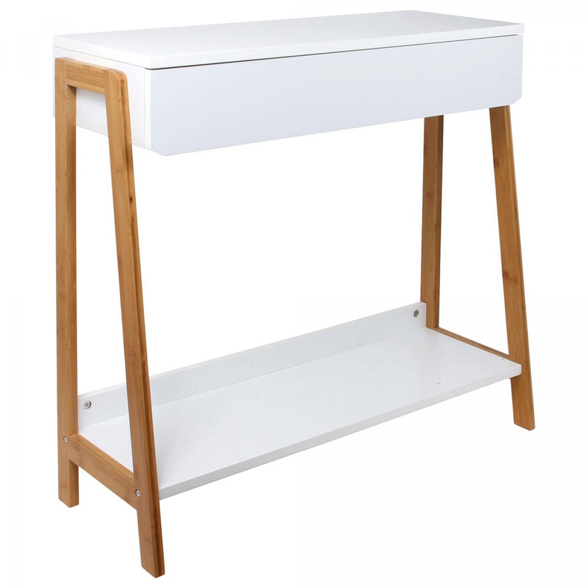 Consola blanca ccajón