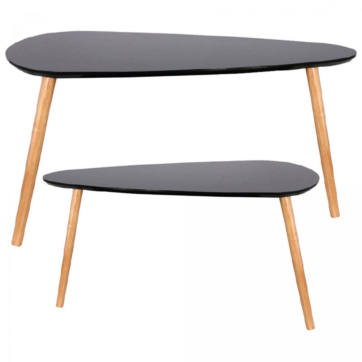 Jgo. 2 mesas nido negras