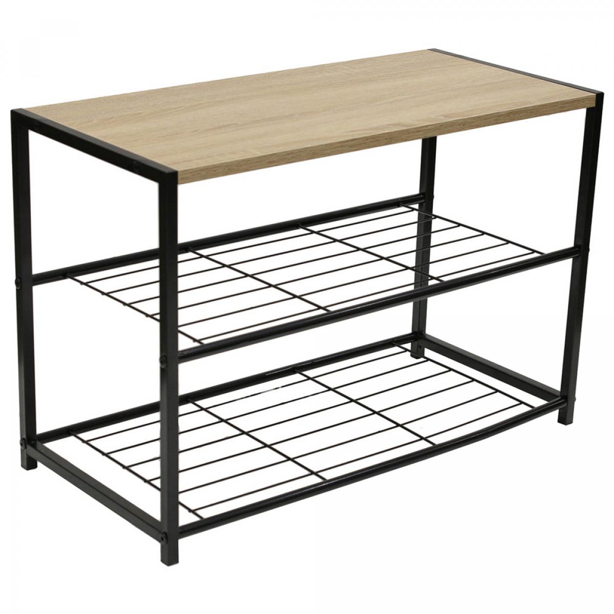 Banco zapatero negro